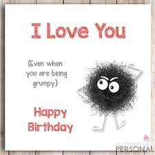 Be ready that your girlfriend will get many birthday greetings. Funny Birthday Card For Husband Boyfriend Wife Grow Old With Banter Jokes Pc412 2 95 Picclick Uk