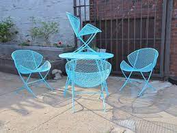 1950s Salterini Patio Table And Chairs