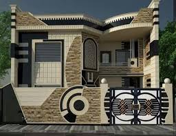 The look of your home is largely influenced by the color of wall paint, and the right type of windows & doors to go with it. Modern House Front Designs 50 Exterior Wall Decoration Ideas 2020