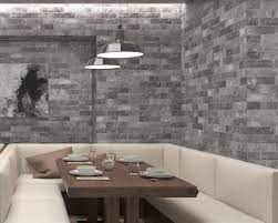 Brick Effect Wall Tile Graphite