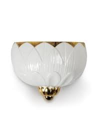 Ivy Seed Wall Sconce White And Gold