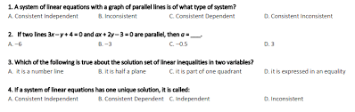 1 A System Of Linear Equations With A