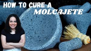 how to cure a molcajete you