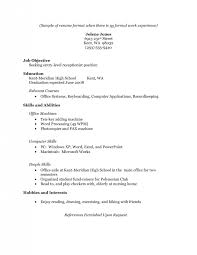 how to make a resume with no work experience    resume examples with no  work experience
