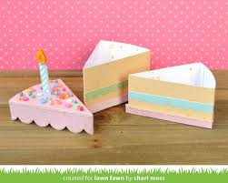 lawn fawn intro cake slice box just