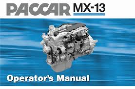 The paccar mx engine boasts a b10 design life of one million miles in linehaul applications. Paccar Mx 13 Operator S Manual Pdf Download Manualslib