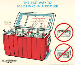 the best way to ice drinks in a cooler