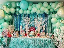 sea birthday party decorations