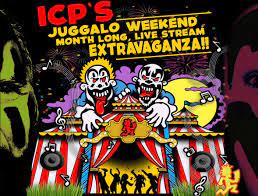 Insane clown posse took to their socials to announce the event's grand return. Insane Clown Posse Announce Juggalo Weekend Month Long Livestream Extravaganza Icon Vs Icon