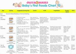 13 Best Of Gerber Baby Food Age Chart