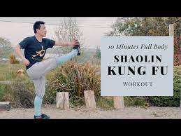 10 minutes full body kung fu workout at