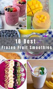 frozen fruit smoothie recipes