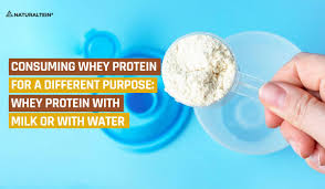 consume whey protein with milk or water