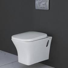 White Wall Mounted Toilet Seat