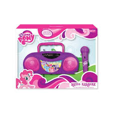My Little Pony Radio Karaoke Portable Fm Radio With Microphone Pink