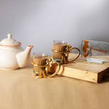 Chai Tea Holder Brass Monkey Tea Cup