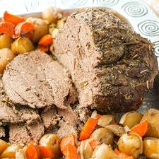 easy slow cooker lamb roast herb