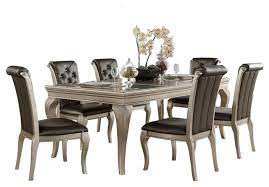 7 piece chable glam dining set opaque