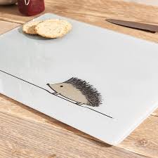 Hedgehog Glass Worktop Saver Chopping