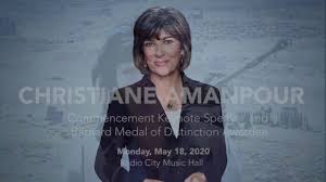 Amanpour, 63, told viewers she had had major successful surgery to remove it and will now undergo several months of chemotherapy. Cnn Chief International Anchor Christiane Amanpour Named Barnard College Commencement Speaker Barnard College