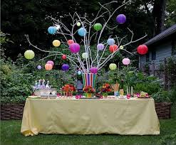 outdoor party decorations