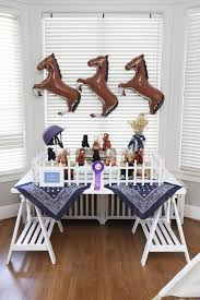 a horse themed birthday party
