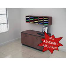 Mail Sorter With Lower Cabinet