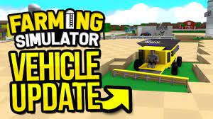 Oyunda kurbağa olacaksınız sinekleri yiceksiniz ve kurbağayı geliştirmeye çalışcaksınız. Vehicle Update In Roblox Farming Simulator Youtube