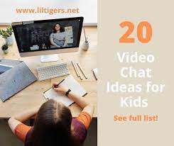 20 video call activities for kids