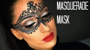 diy glam masquerade mask using only