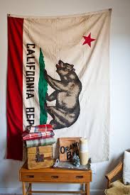 Vintage Cotton California State Flag