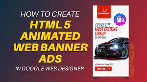 create html 5 animated web banner ads