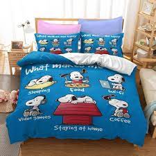 Snoopy Cartoons Cosplay Bedding Sets