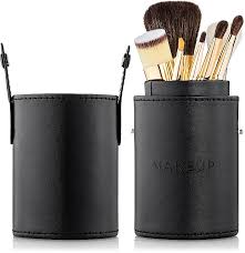 makeup makeup brush set in black
