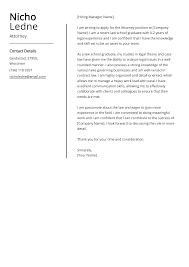 attorney cover letter exle free guide