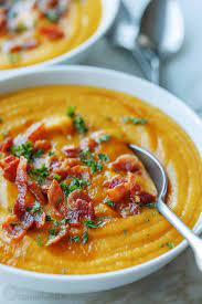 roasted ernut squash soup video