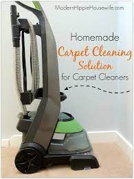 homemade carpet cleaning solution for