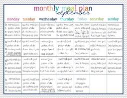 020 Family Meal Planner Template Ideas Healthy Weekly With Grocery