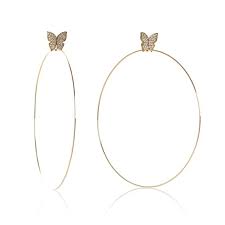 evelyn signature 4 gold hoop earrings