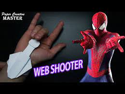 web shooter out of paper origami