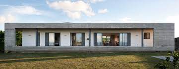 Rectangular Concrete House By Rethink