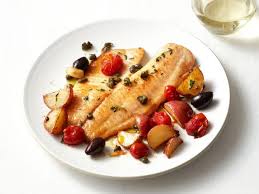 baked tilapia with tomatoes and