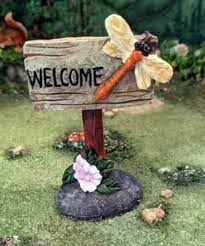 Fairies Welcome Sign Pick W