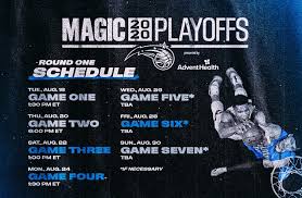 Check your team's schedule, game times and opponents for the season. Orlando Magic 2020 Nba Playoffs First Round Schedule Released Orlando Magic