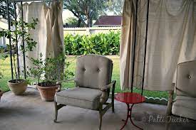 Inexpensive Patio Curtain Ideas