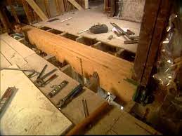 how to install a load bearing beam
