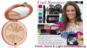 cool summer color ysis makeup
