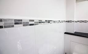 Mosaic borders transform attractive interior walls and floors in to extraordinary features. Lovely Mosaic Border Tiles In A Mix Of Greys To Add Texture To The Finish Mosaic Tiles Grey Luxury Bathroom Tiles Bathroom Border Tiles Tile Bathroom