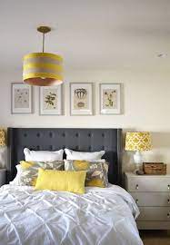 21 grey and yellow bedroom designs to