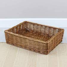 padstow wicker empty her basket tray